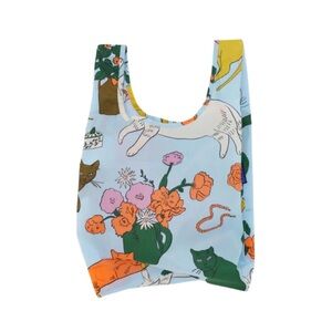 BAGGU Baby Reusable Packable Bag- Table Cats